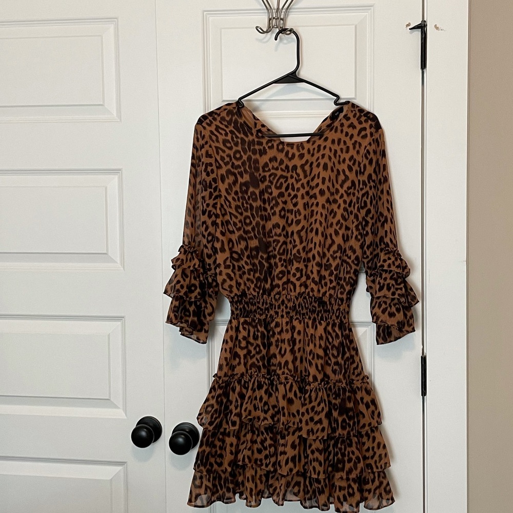 Cheetah Print Dress